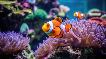 clownfisk i akvarium